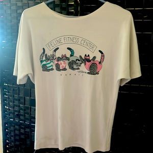 BKliban feline fitness center, Hawaii shirt